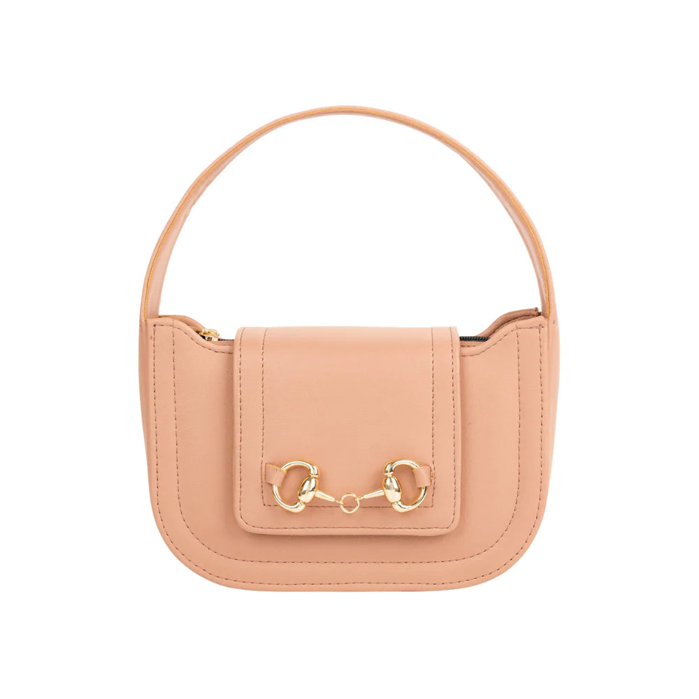 Classic Peach Saddle Bag