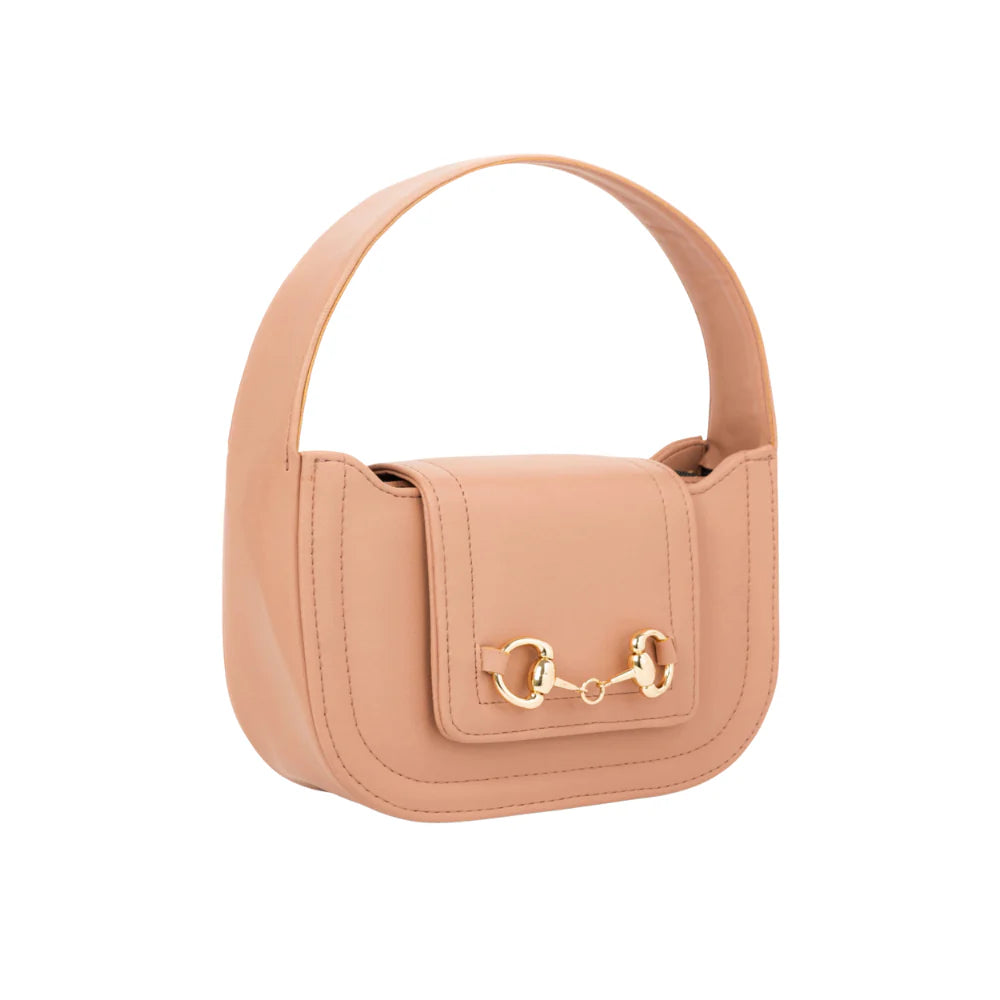 Classic Peach Saddle Bag